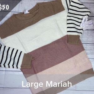 LuLaRoe Mariah L NWT sweater
